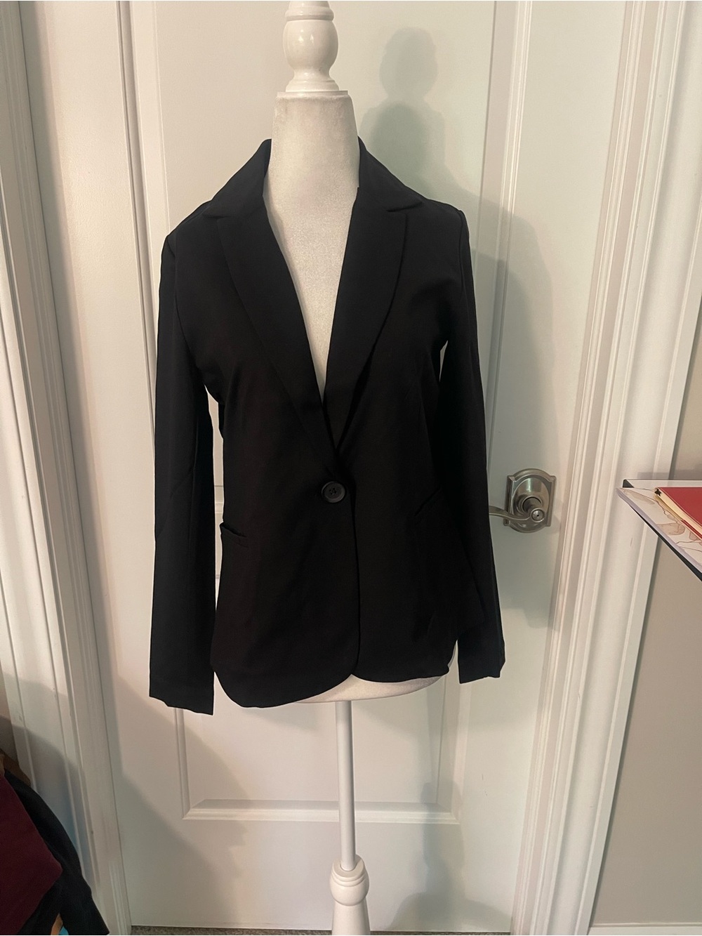 Philosophy Black Single-Button Women's Blazer